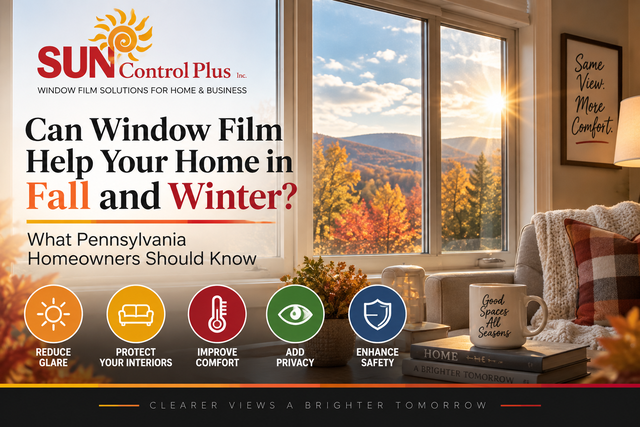 You are currently viewing Can Window Film Help Your Home in Fall and Winter? What Pennsylvania Homeowners Should Know